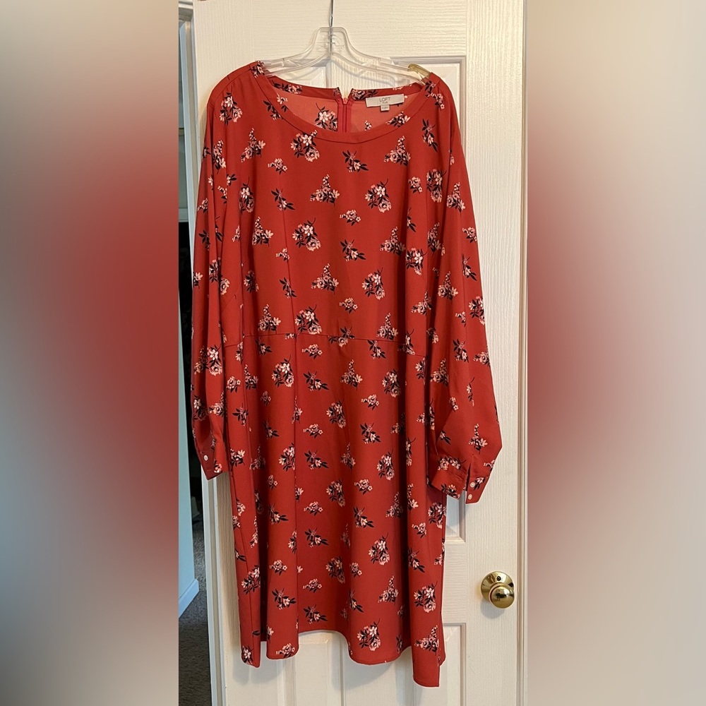 Loft Plus Size flower dress